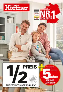 Vorschau Höffner Prospekt Küchen gültig ab 13.08.2025