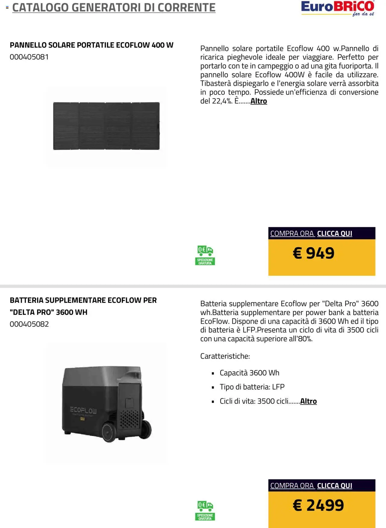 Eurobrico Generatori catalogo - pagina 7 - valido dal 23/07/2025