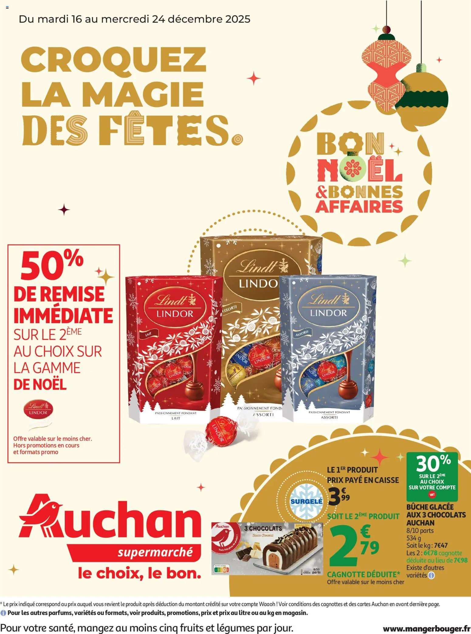 Auchan - Croquez la magie des fêtes - pagina 1- geldig vanaf 16/12/2025