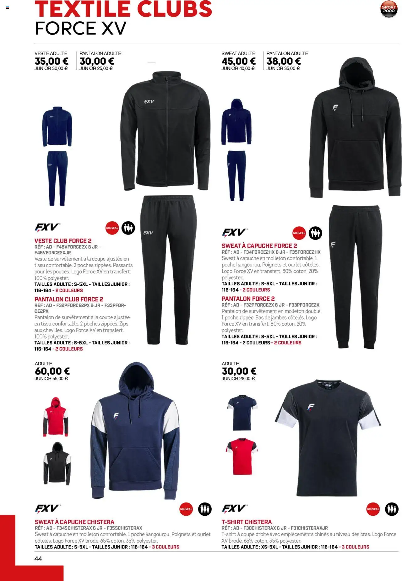 Sport 2000 brochure - page 44 - valable à partir du 01/06/2025