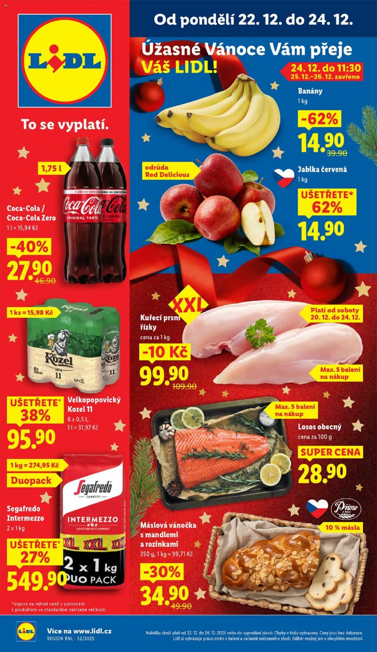 Lidl leták - strana 1- platný od 22.12.2025