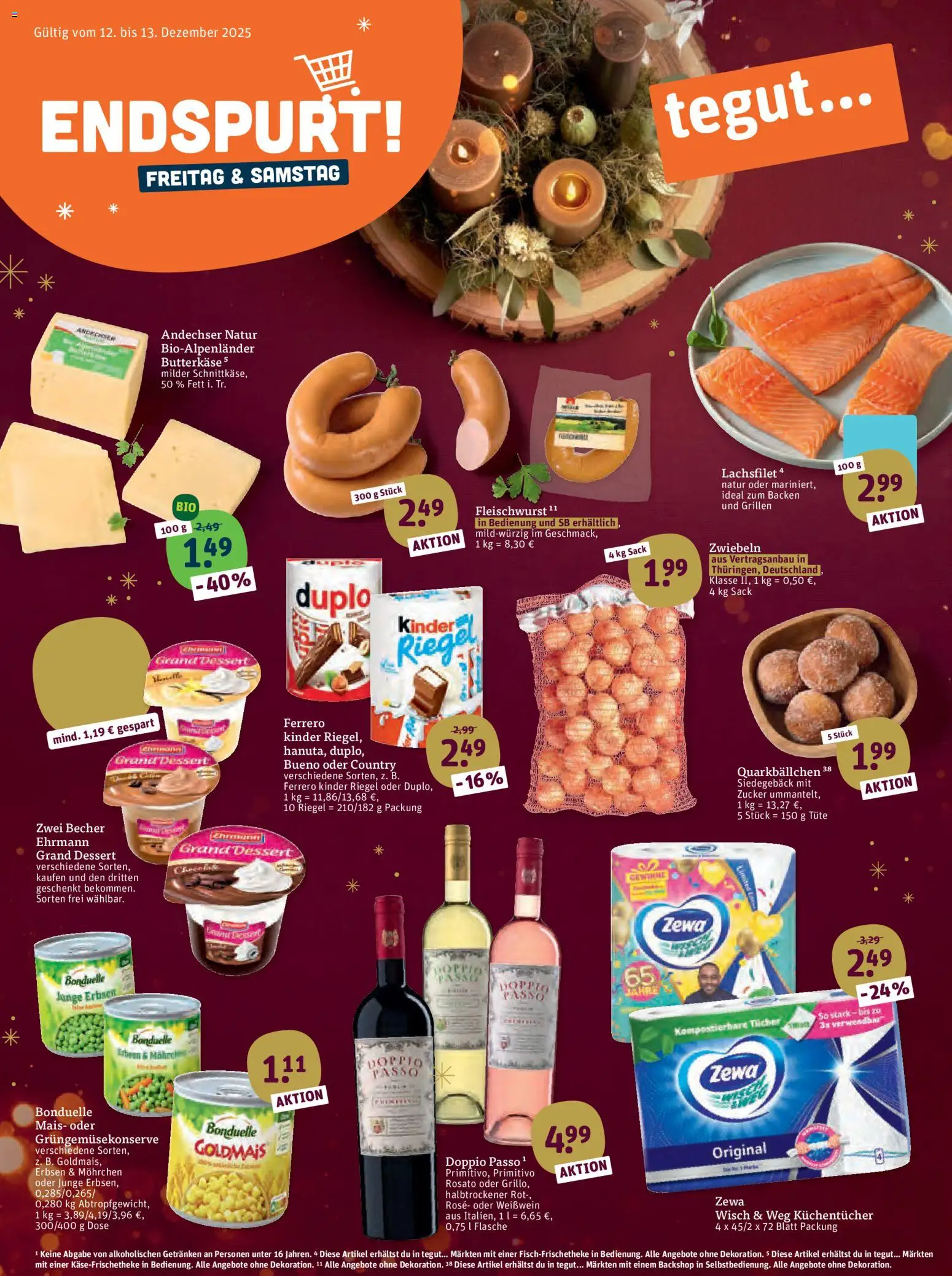 Tegut Prospekt - Seite 1 - gültig ab 08.12.2025