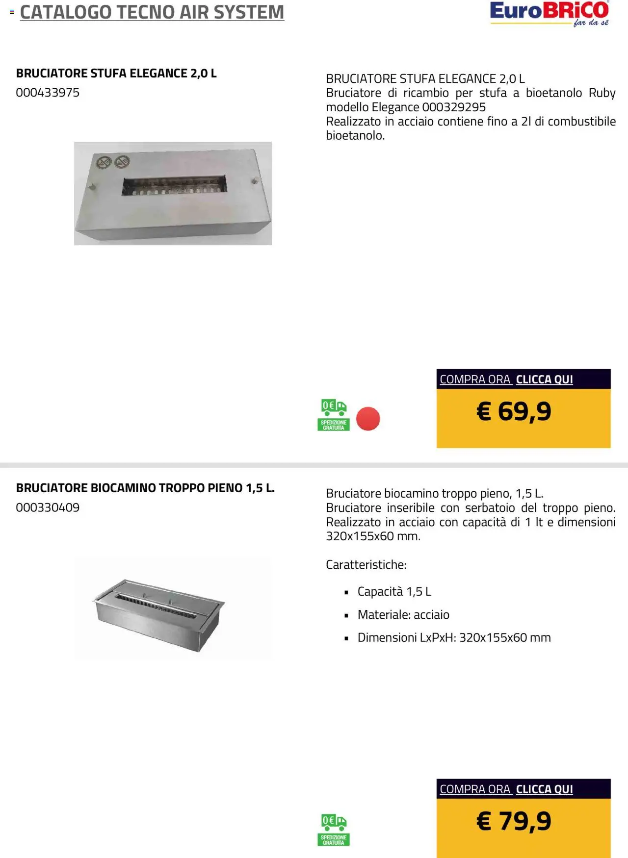 Eurobrico Tecno Air System catalogo - pagina 5 - valido dal 23/07/2025