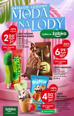 Podgląd Żabka Gazetka - Lody ważny od 10.09.2025