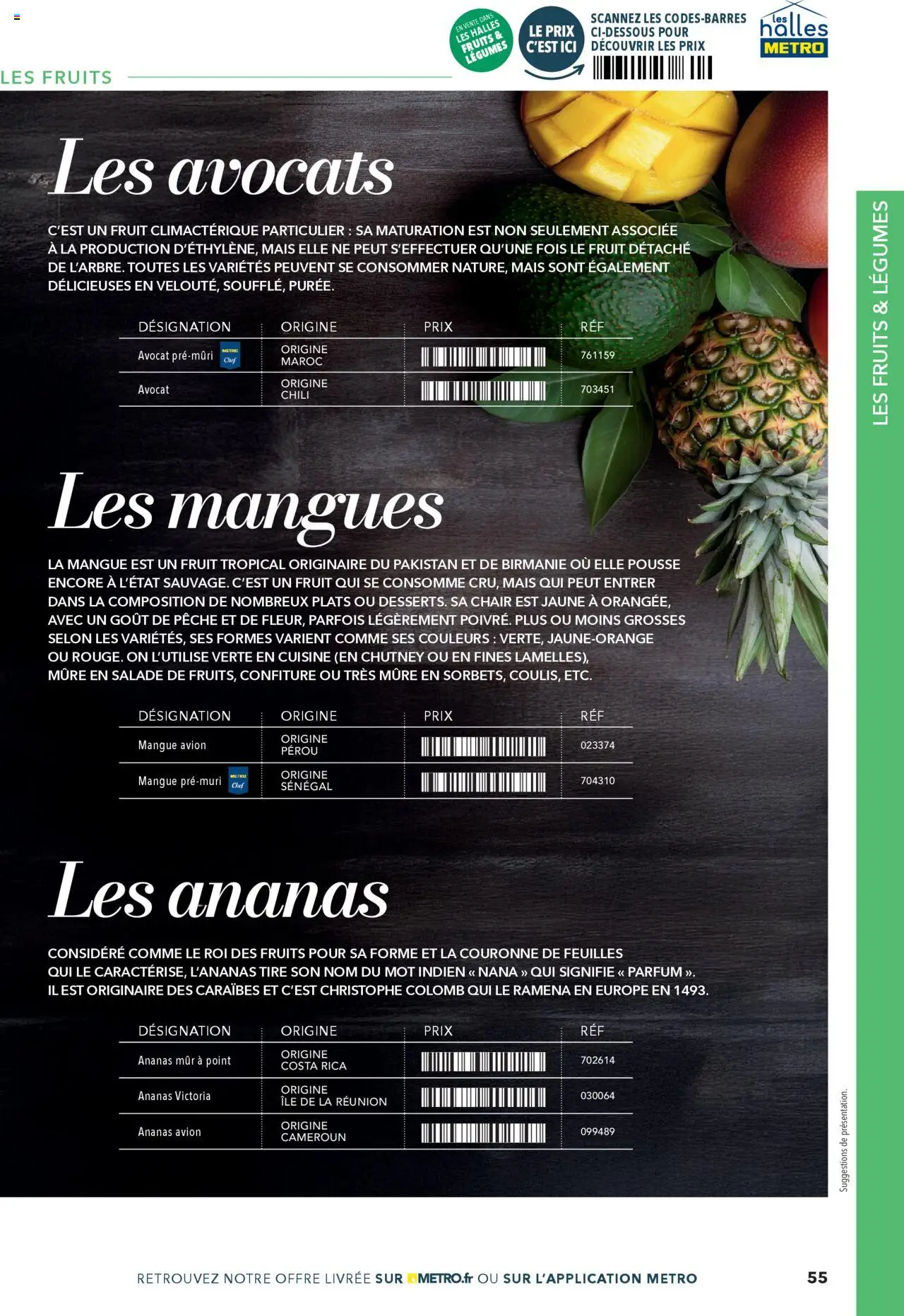 #METRO Restauration a table - page 55 - valable à partir du 02/03/2025