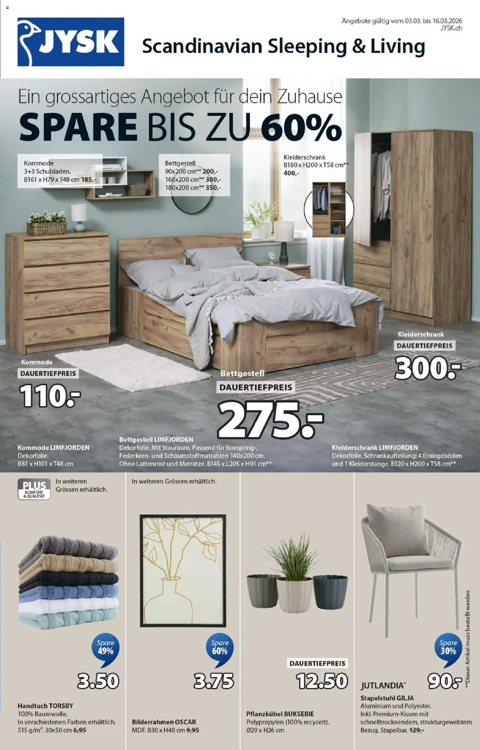 JYSK aktionen - Seite 1- gültig ab 03.03.2026