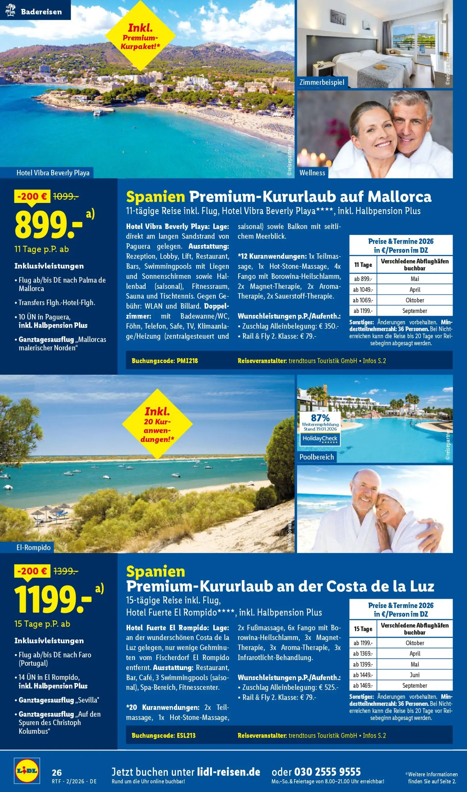 Lidl Reisen Prospekt 	 - Seite 26 - gültig ab 14.02.2026