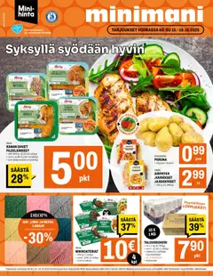 Esikatselu Minimani tarjoukset voimassa alkaen 15/10/2025