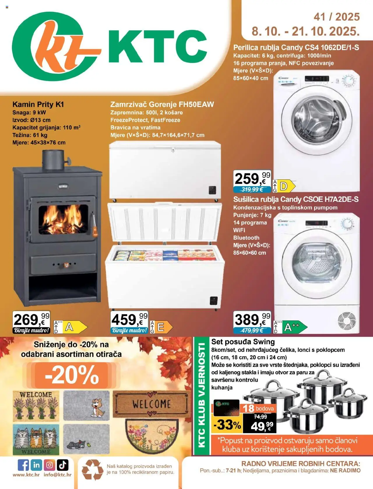 KTC - Katalog tehnike i posuđa - stranica 1- važeći od 08.10.2025