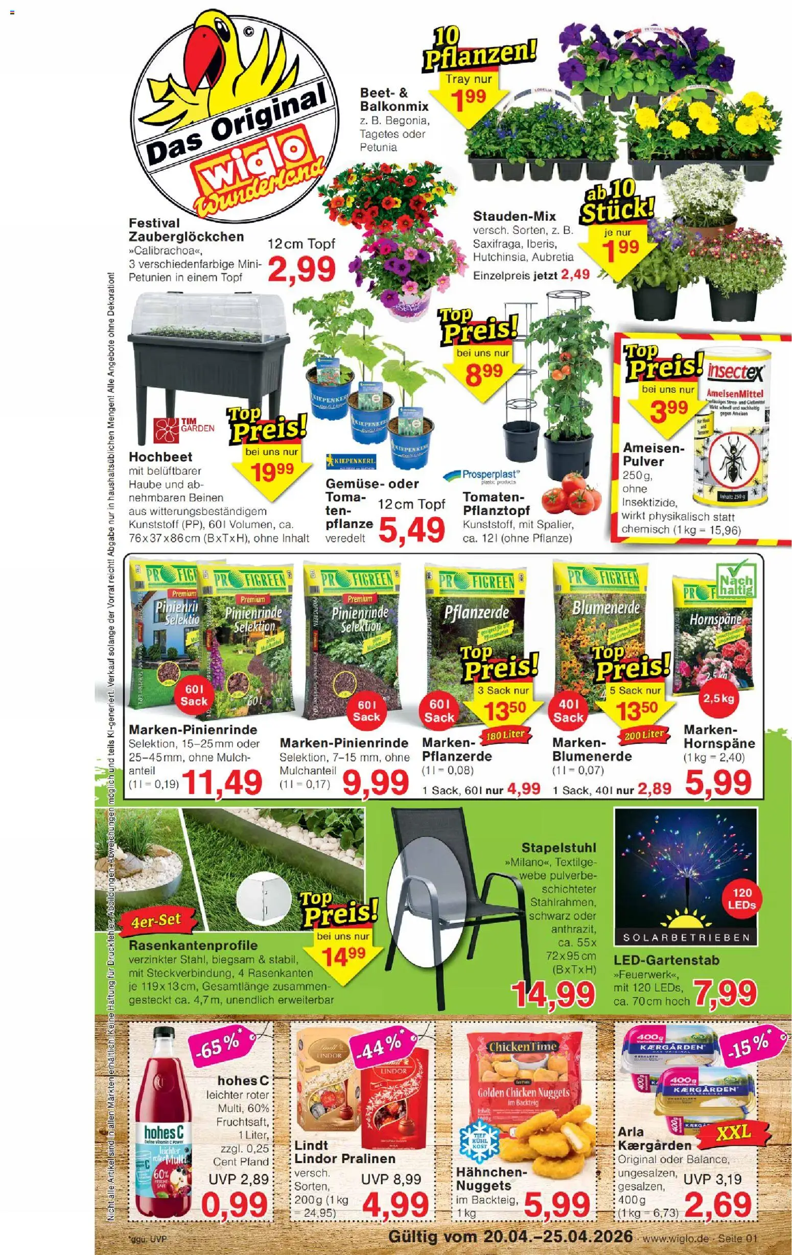 Wiglo Wunderland Prospekt 	 - Seite 1 - gültig ab 20.04.2026