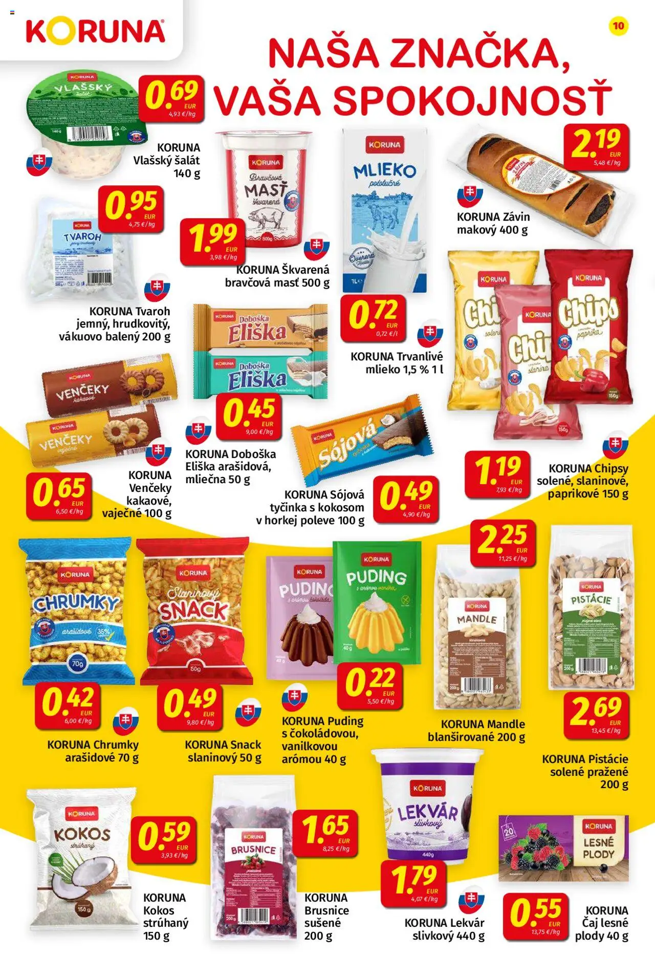 Koruna leták - strana 10- platný od 18.07.2025