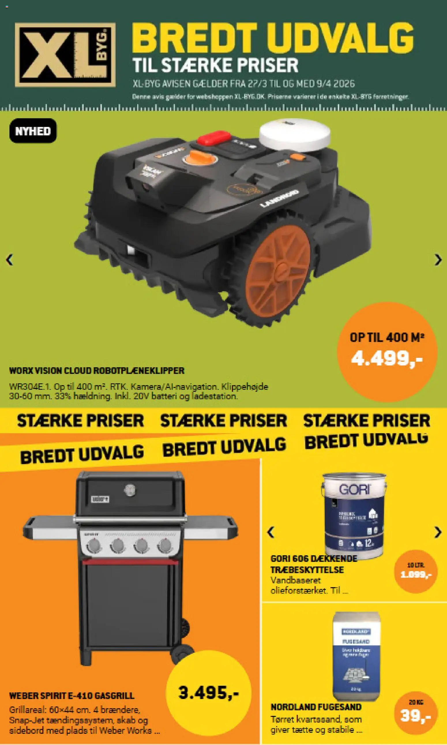 XL-BYG - Tilbudsavis - side 1- gyldig fra 27/03/2026