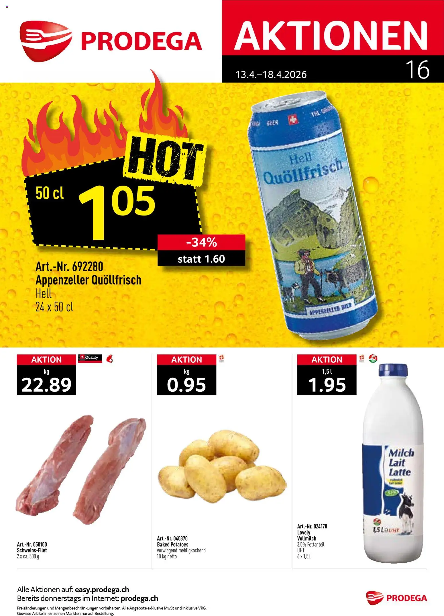 Prodega aktionen - Seite 1- gültig ab 13.04.2026