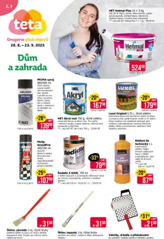 Náhled TETA Drogerie leták - Dům a zahrada platný od 28.08.2025