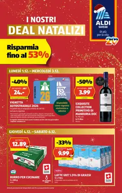 Vorschau Aldi Aktionen I nostri deal natalizi gültig ab 01.12.2025