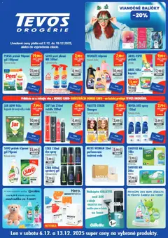 TEVOS drogérie leták platný od 02.12.2025
