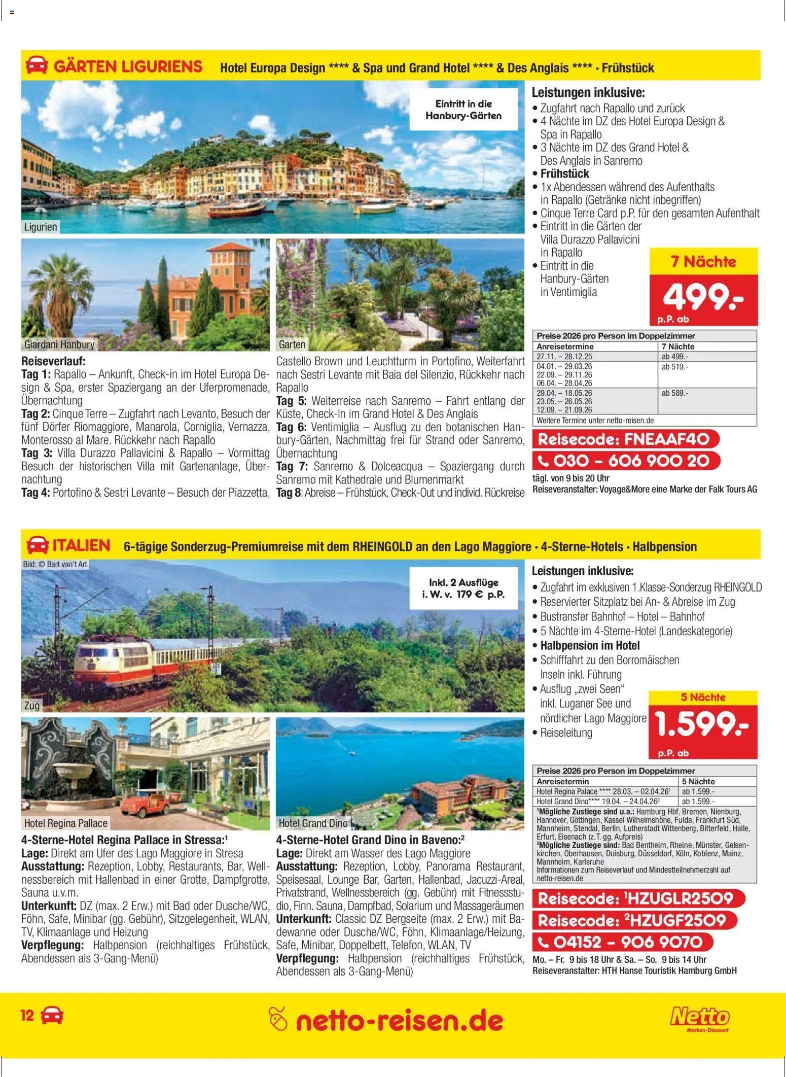 Netto Reisen Prospekt 	 - Seite 12 - gültig ab 27.11.2025