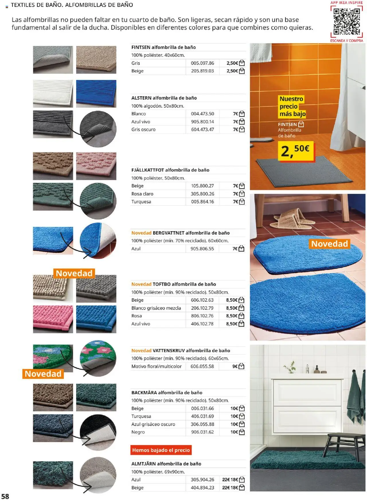 Catálogo IKEA Baños - Página de 58 - Válido desde 01/09/2025