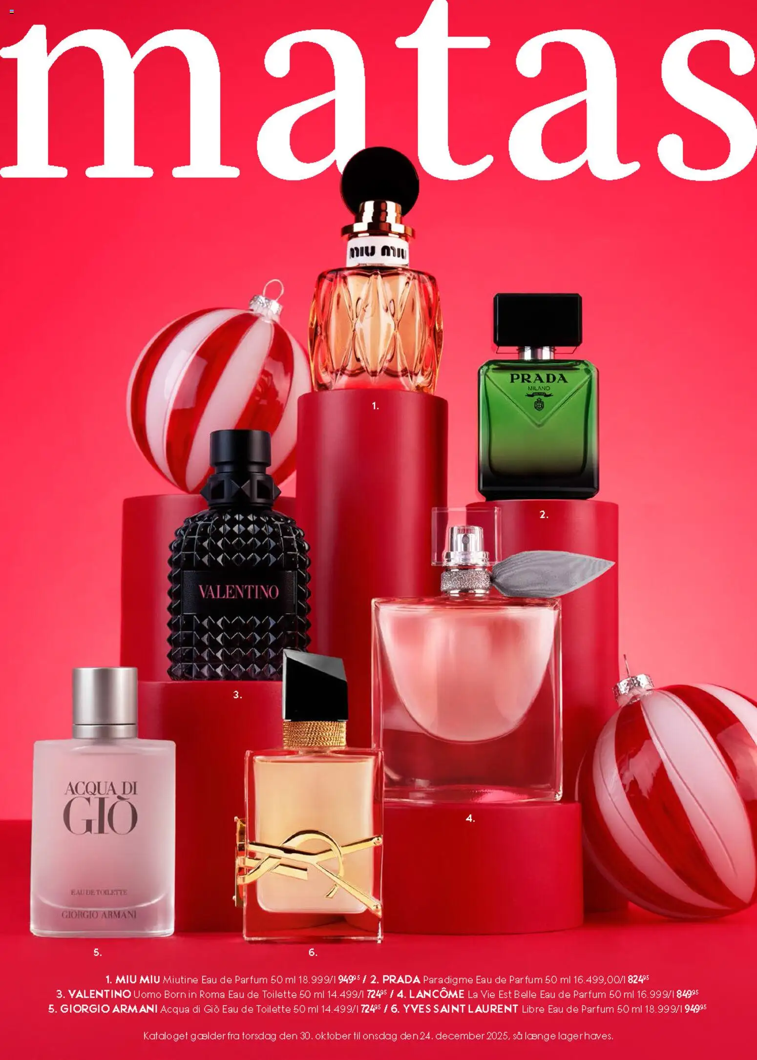 Matas - Julekatalog - side 1- gyldig fra 30/10/2025