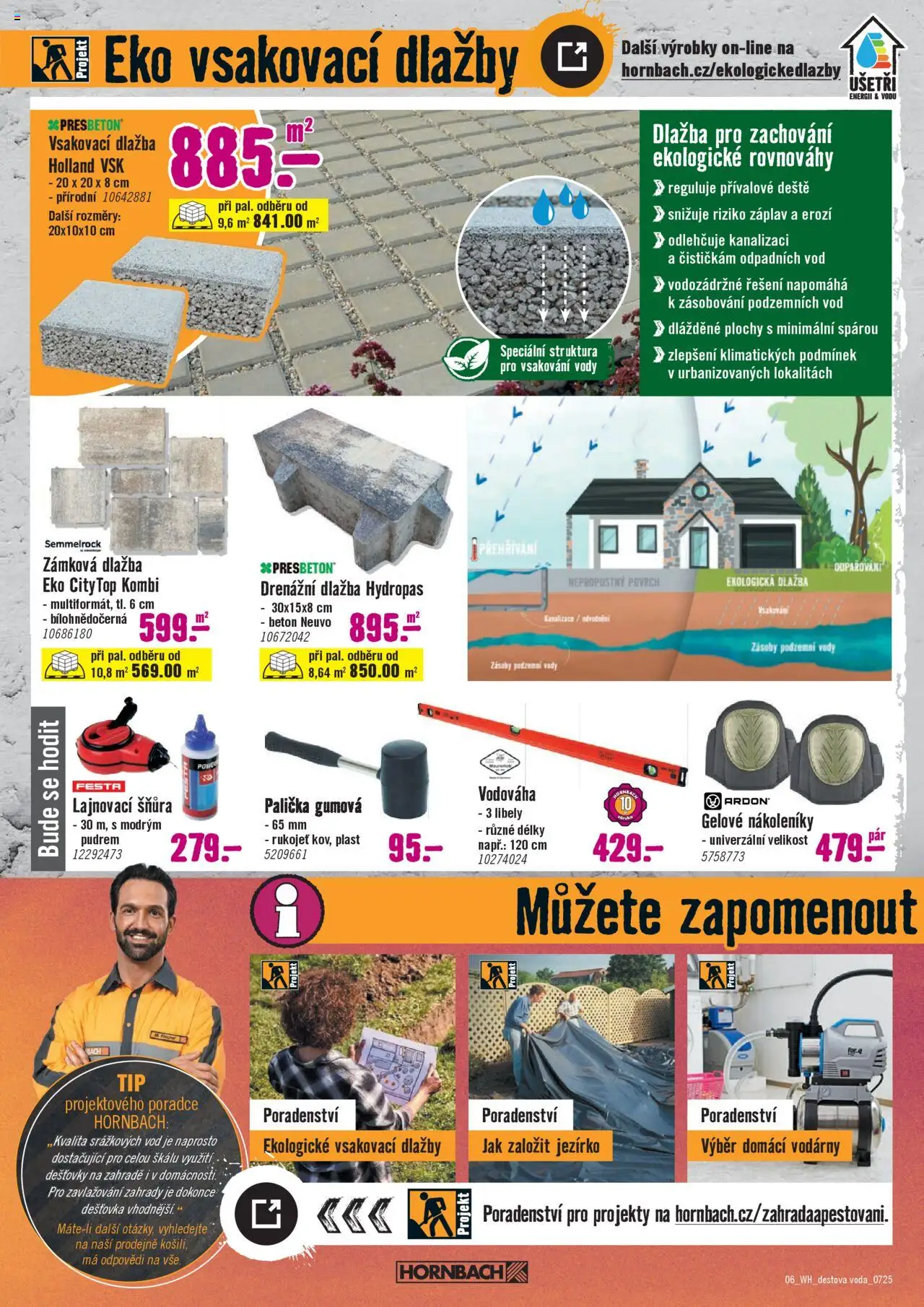 HORNBACH leták - Dešťová voda - strana 6- platný od 16.07.2025