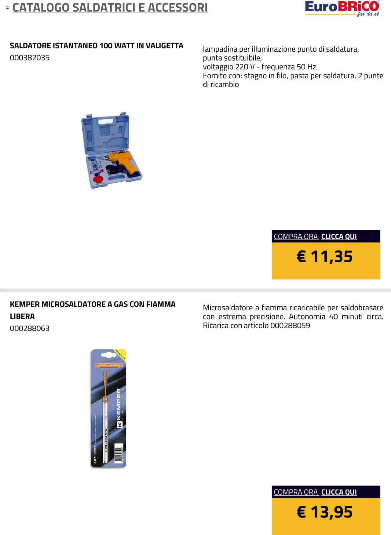 Eurobrico Saldatrici e accessori catalogo - pagina 3 - valido dal 23/07/2025
