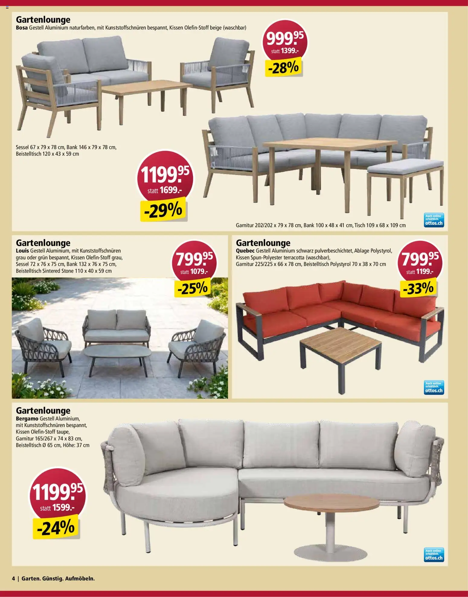 Otto's Aktionen Gartenmöbel - page 4- valid from 03.03.2026