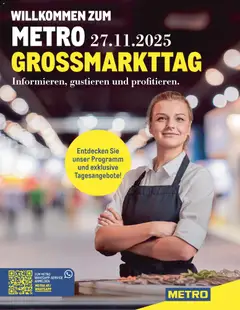 Vorschau Metro Grossmarkttag  gültig ab 27.11.2025