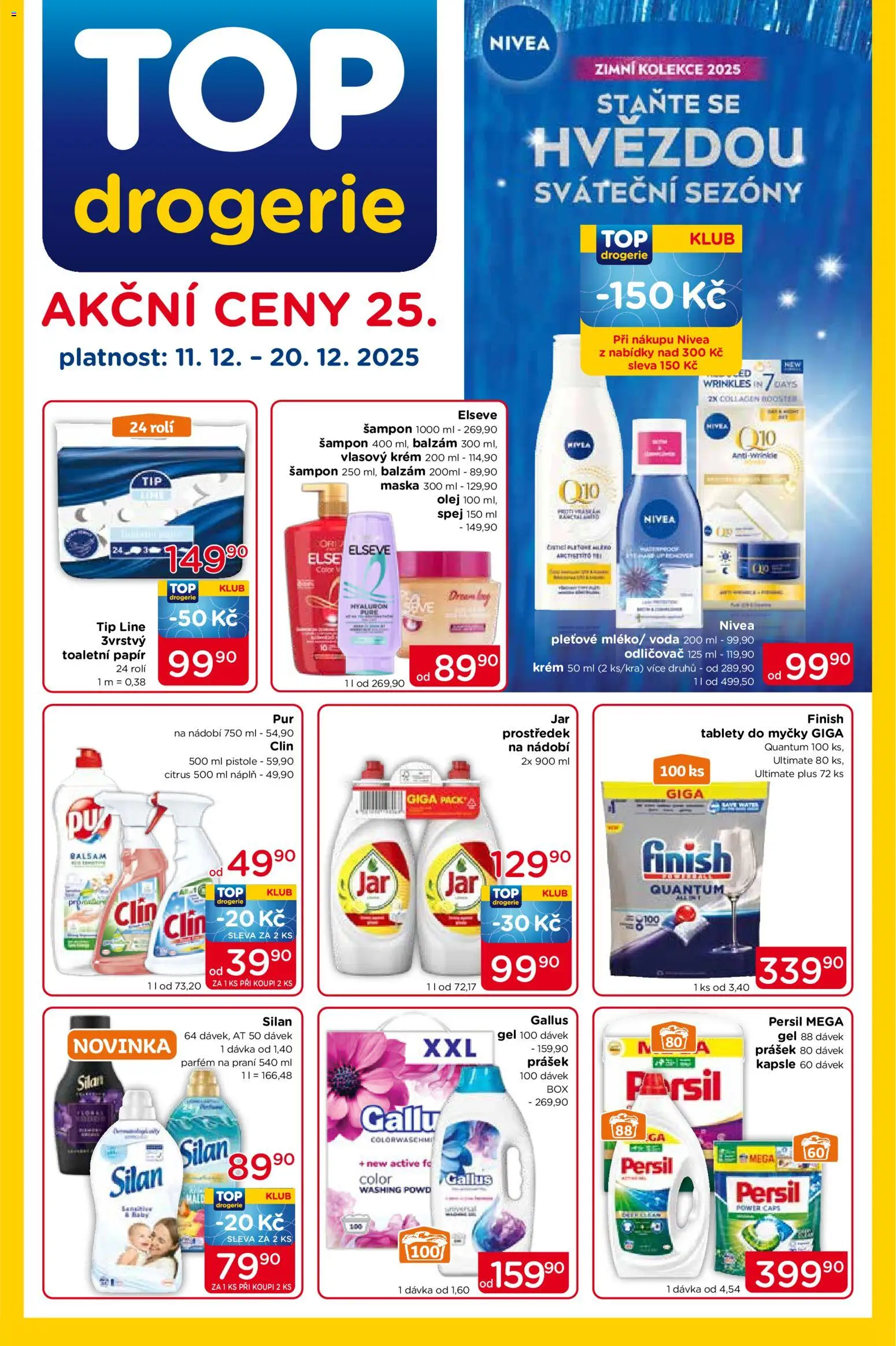 Top drogerie leták - strana 1- platný od 11.12.2025