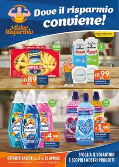Anteprima Mister Risparmio volantino valida dal 02/04/2026