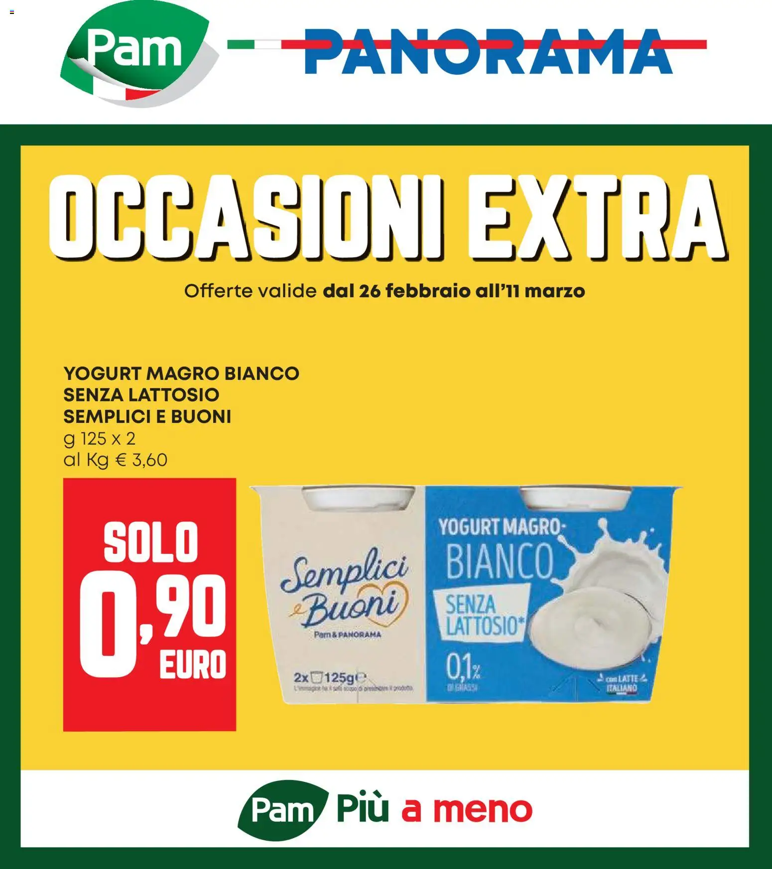 Panorama Occasioni Extra catalogo - pagina 1 - valido dal 26/02/2026
