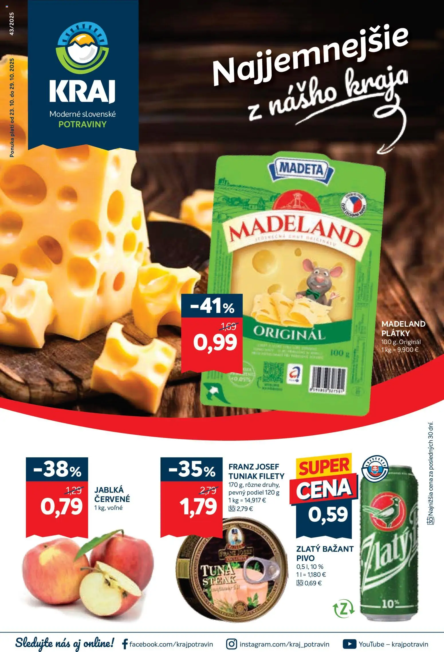 Kraj leták - strana 1- platný od 23.10.2025