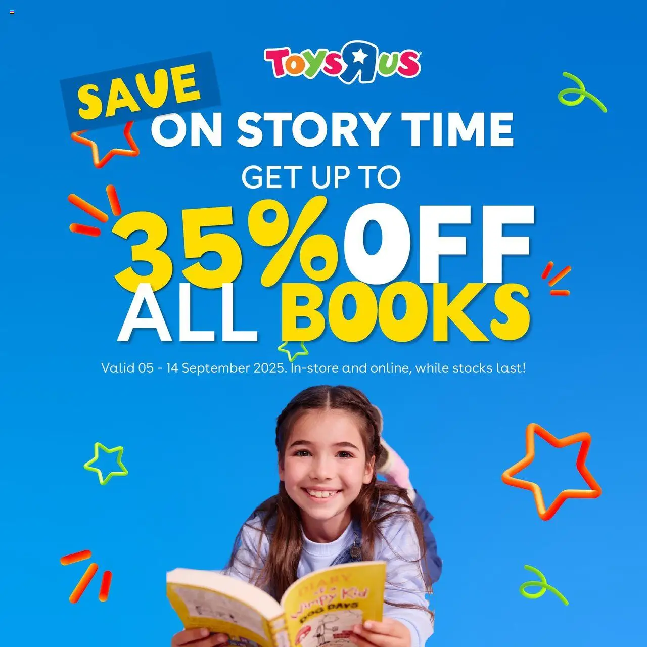 Toys R Us Literacy Week - page 1- valid from 08/09/2025