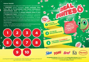 Előnézet Reál Szórólap érvényes 2025.10.29.-tól