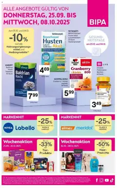 Vorschau Bipa Flugblatt gültig ab 25.09.2025