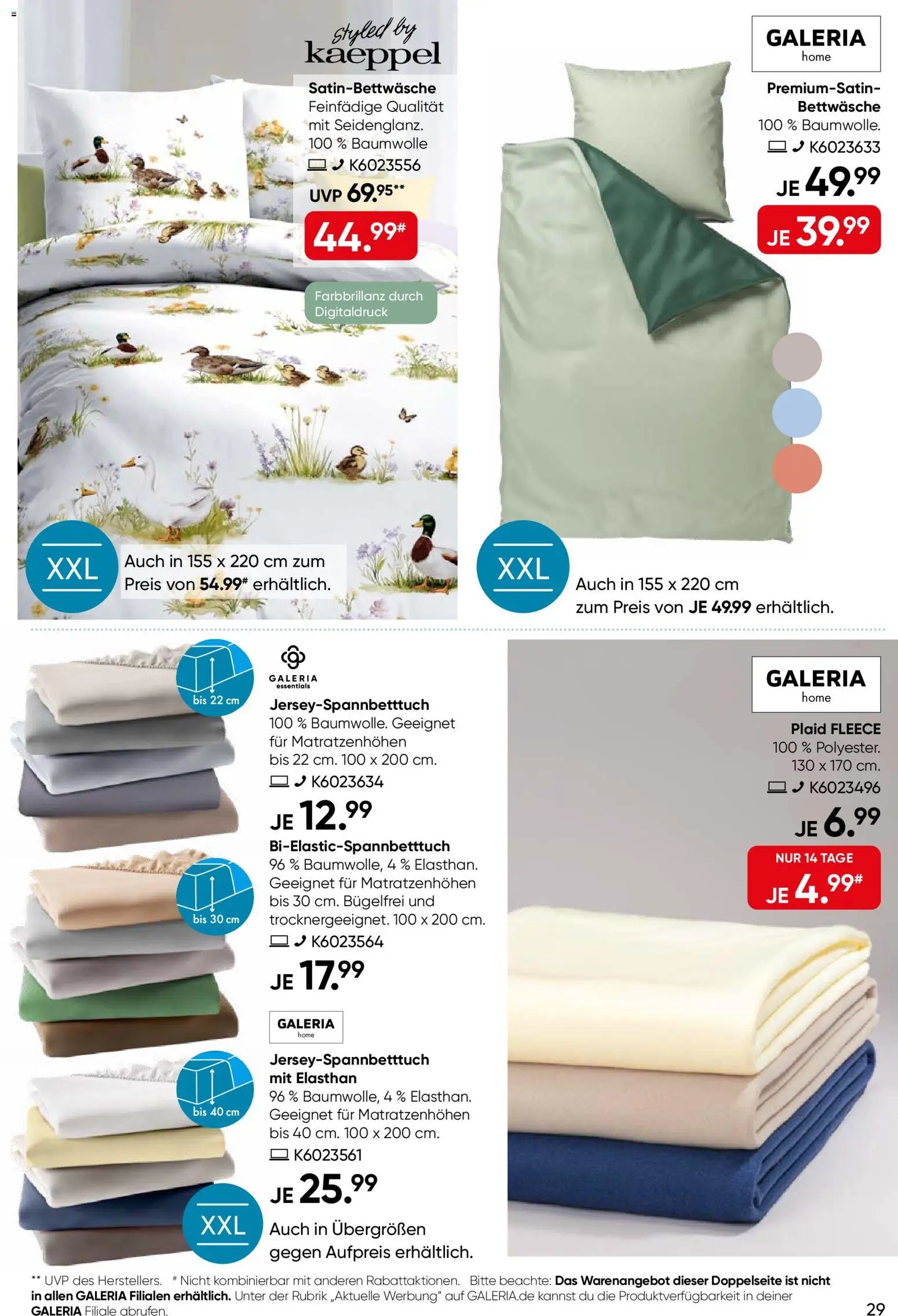 Galeria Karstadt Kaufhof Prospekt 	 - Seite 29 - gültig ab 04.03.2026