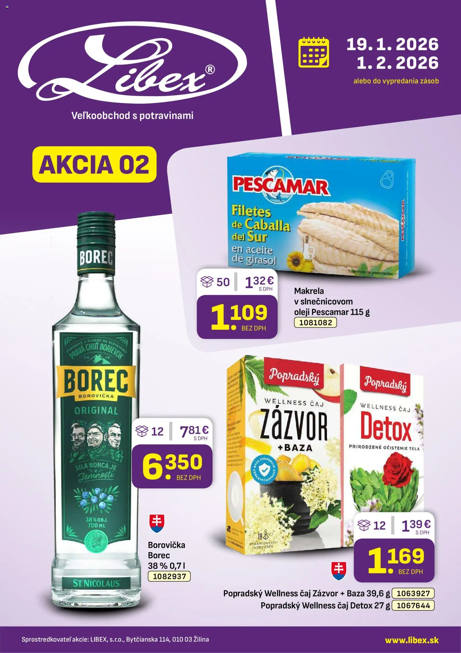 Libex leták - strana 1- platný od 19.01.2026