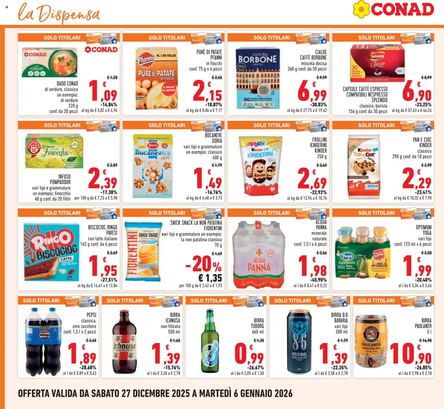 Volantino Conad	 - pagina 12 - valido dal 27/12/2025