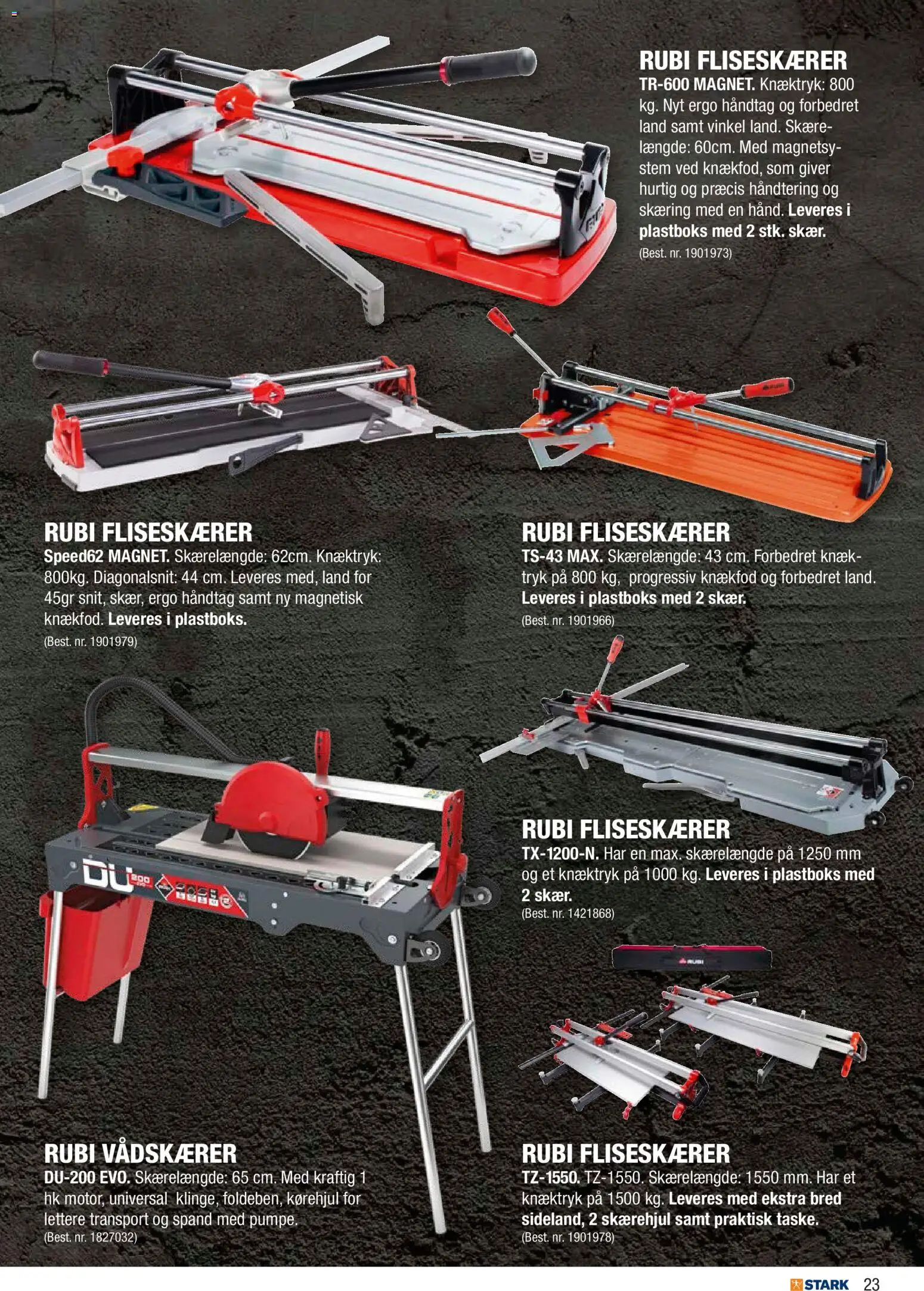 Stark - Murerartikler - page 23- valid from 01/01/2026