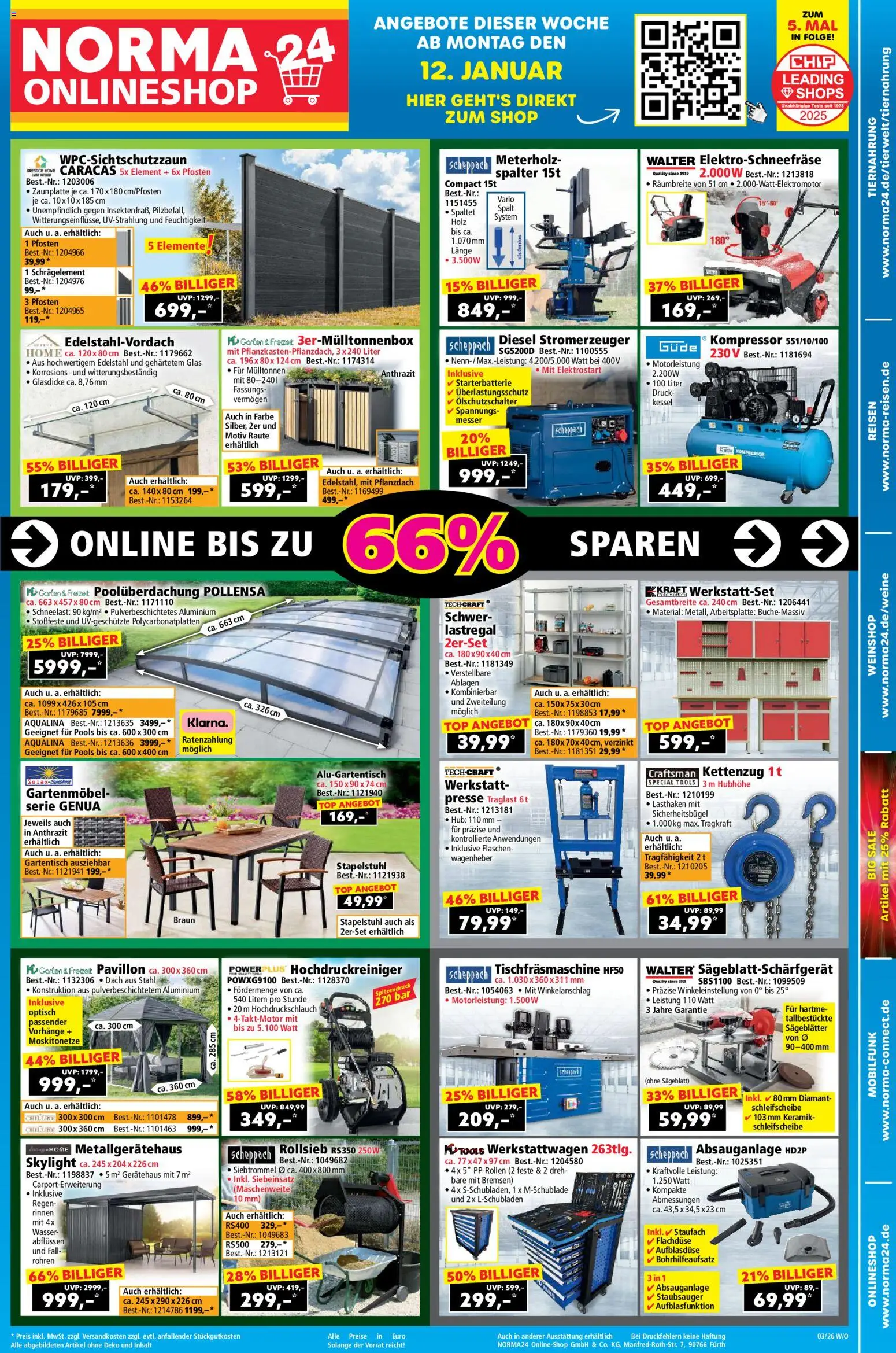 Norma Onlineshop - Seite 1 - gültig ab 26.01.2026