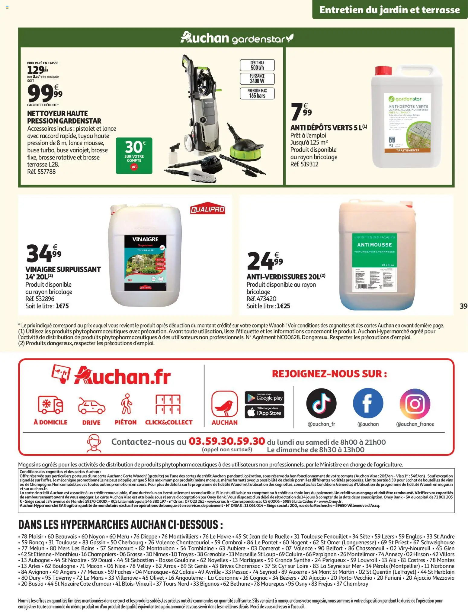 Auchan - Jardinage, meubles jardin - page 39- valid from 03/03/2026
