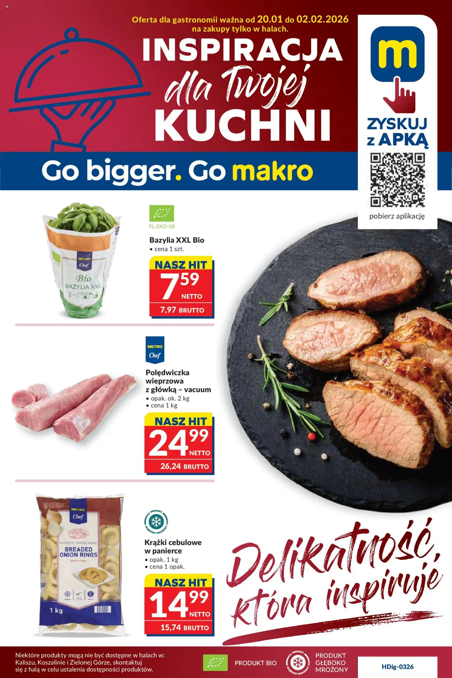 Makro - Oferta dla gastronomii - strona 1- ważny od 20.01.2026