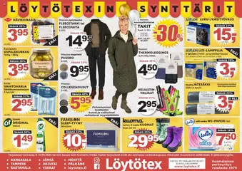 Esikatselu Löytötex tarjoukset voimassa alkaen 08/10/2025