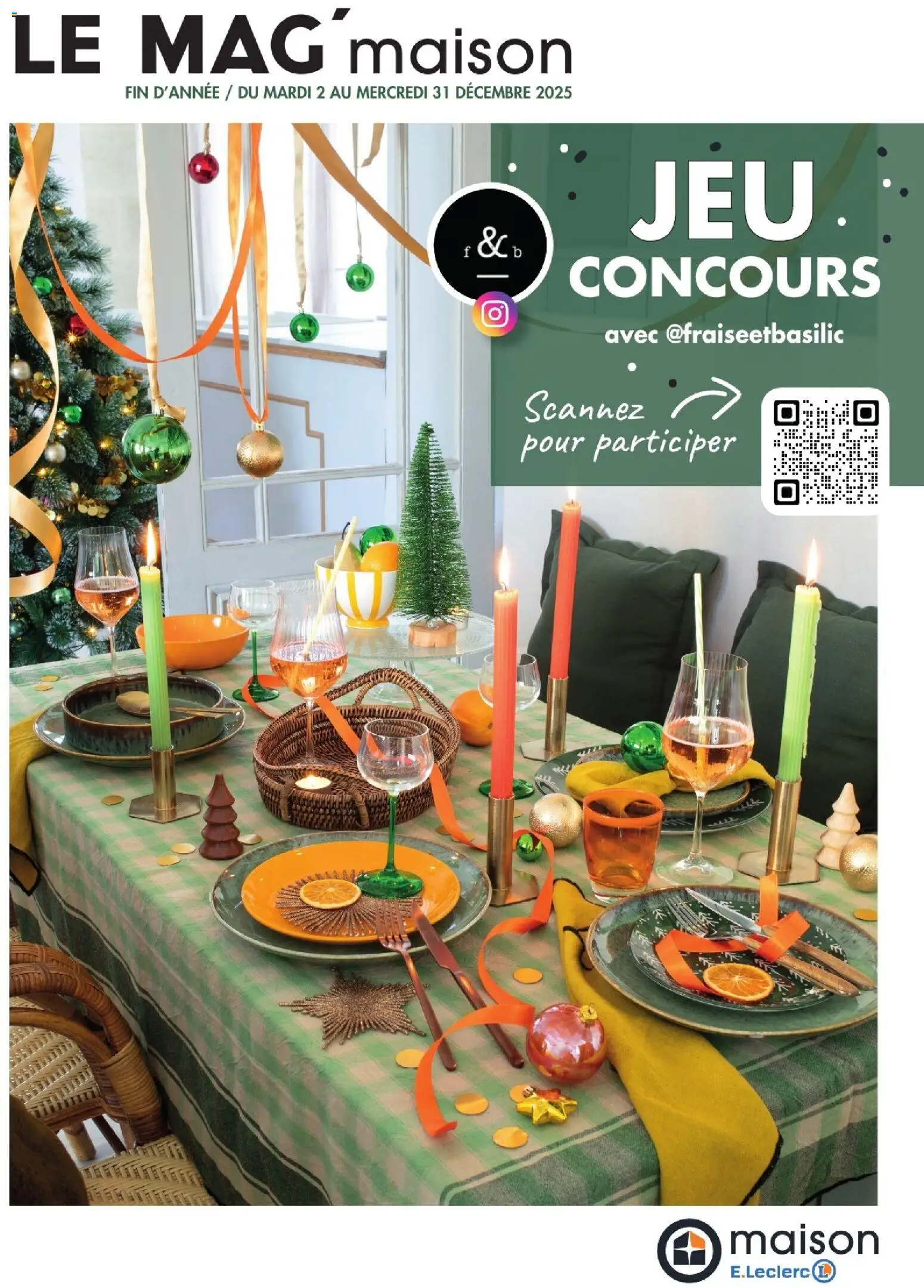 E.Leclerc - Guide collection veralec fin d'annee 2025 - page 1 - valable à partir du 02/12/2025