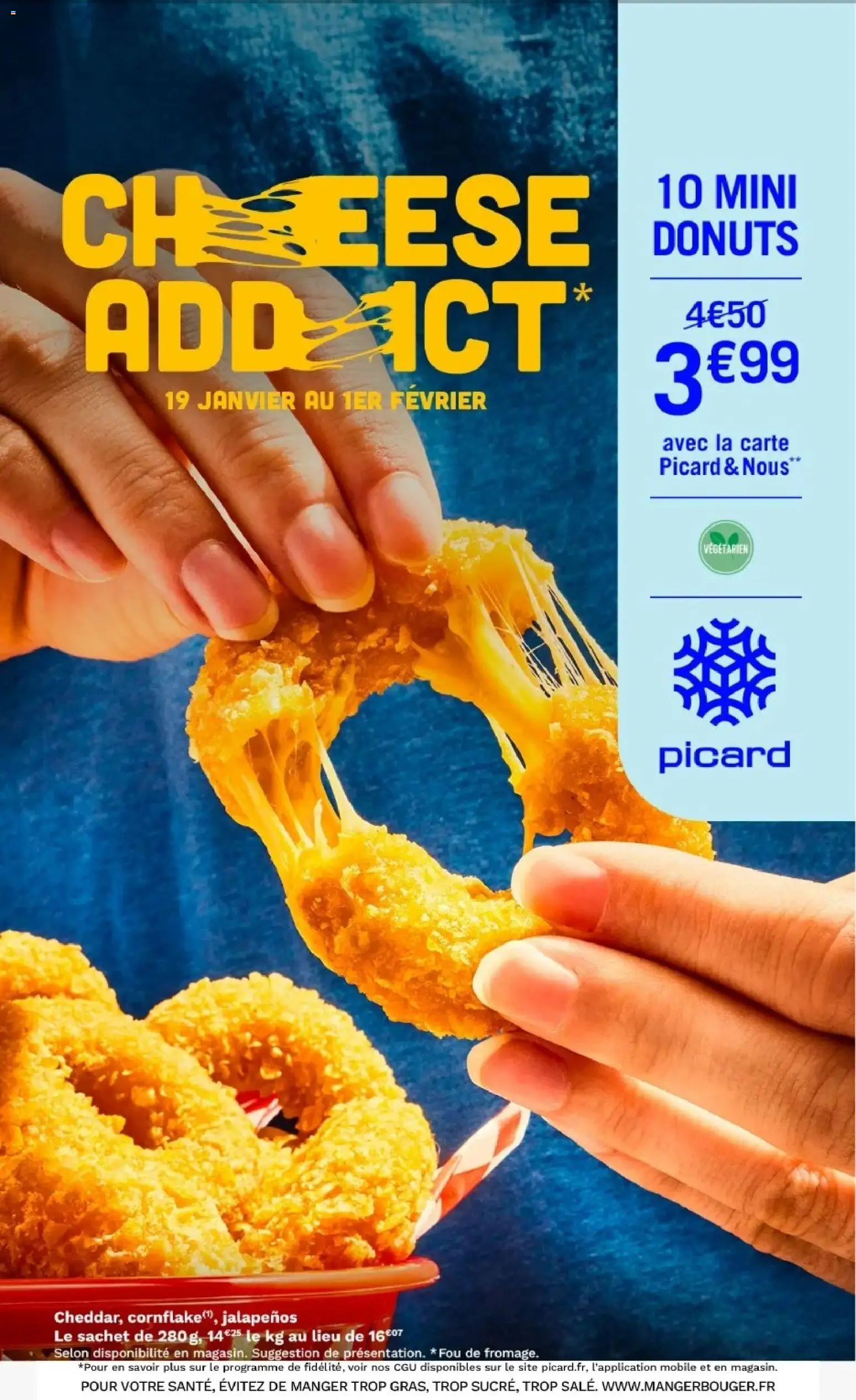 Picard - Prospectus Cheese Addict - page 1 - valable à partir du 19/01/2026