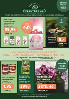 Forhåndsvisning Plantorama - Dyrenes dage gyldig fra 06/02/2026
