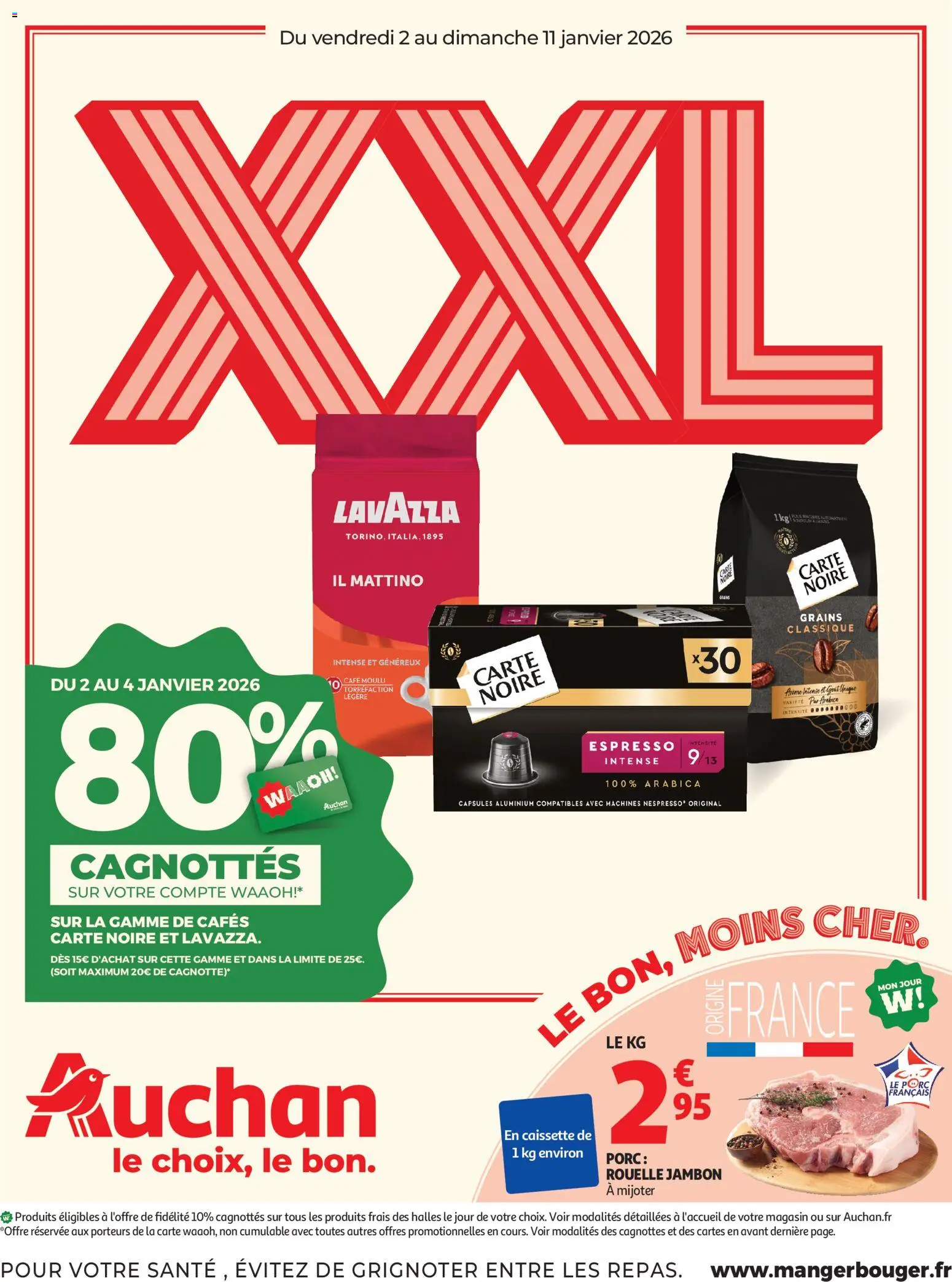 Auchan prospectus - page 1 - valable à partir du 02/01/2026