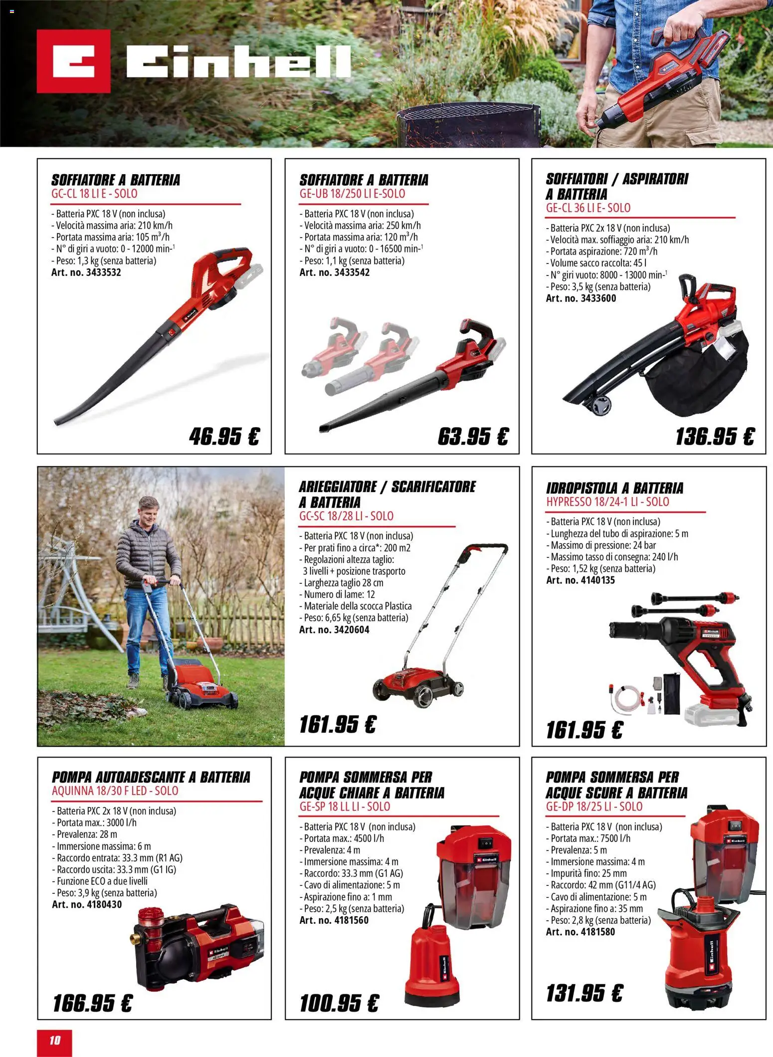 Volantino Einhell	 - pagina 10 - valido dal 02/02/2026