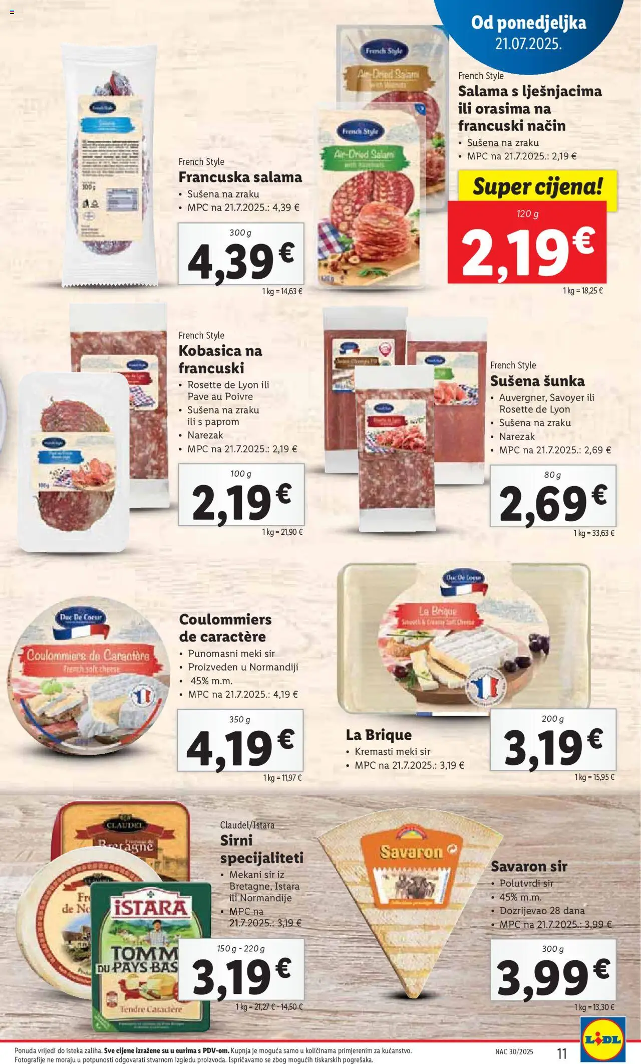 Katalog Lidl - stranica 11- važeći od 21.07.2025