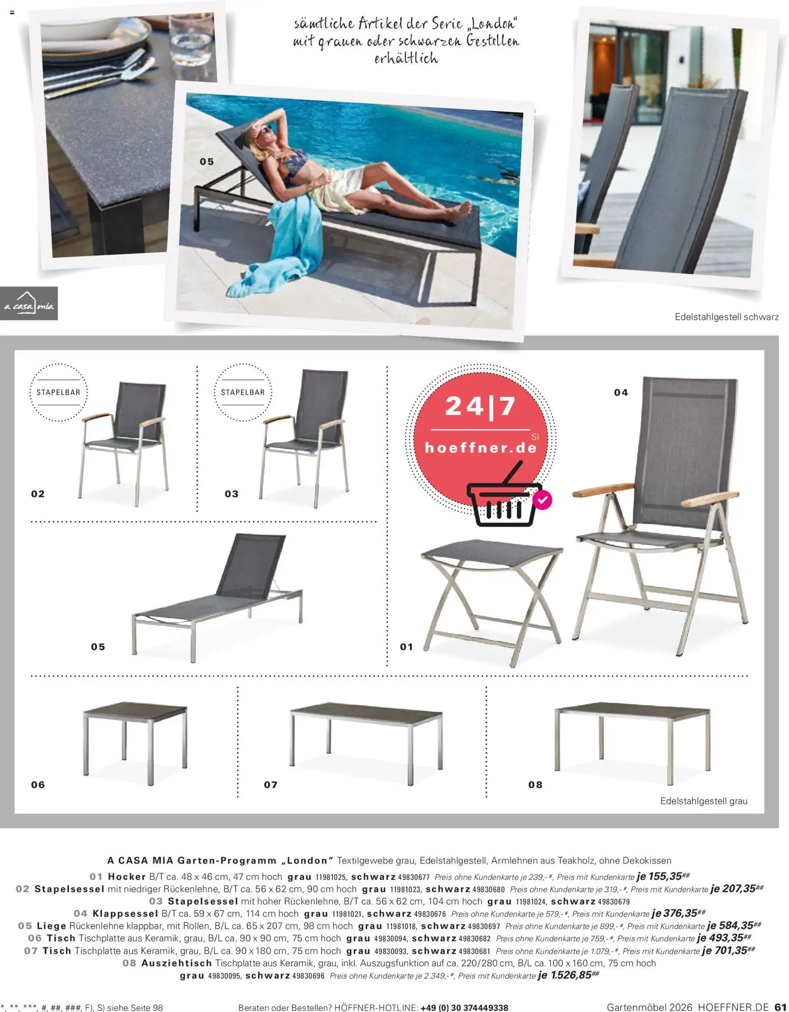 Höffner Prospekt Gartenmöbel - Seite 61 - gültig ab 27.03.2026