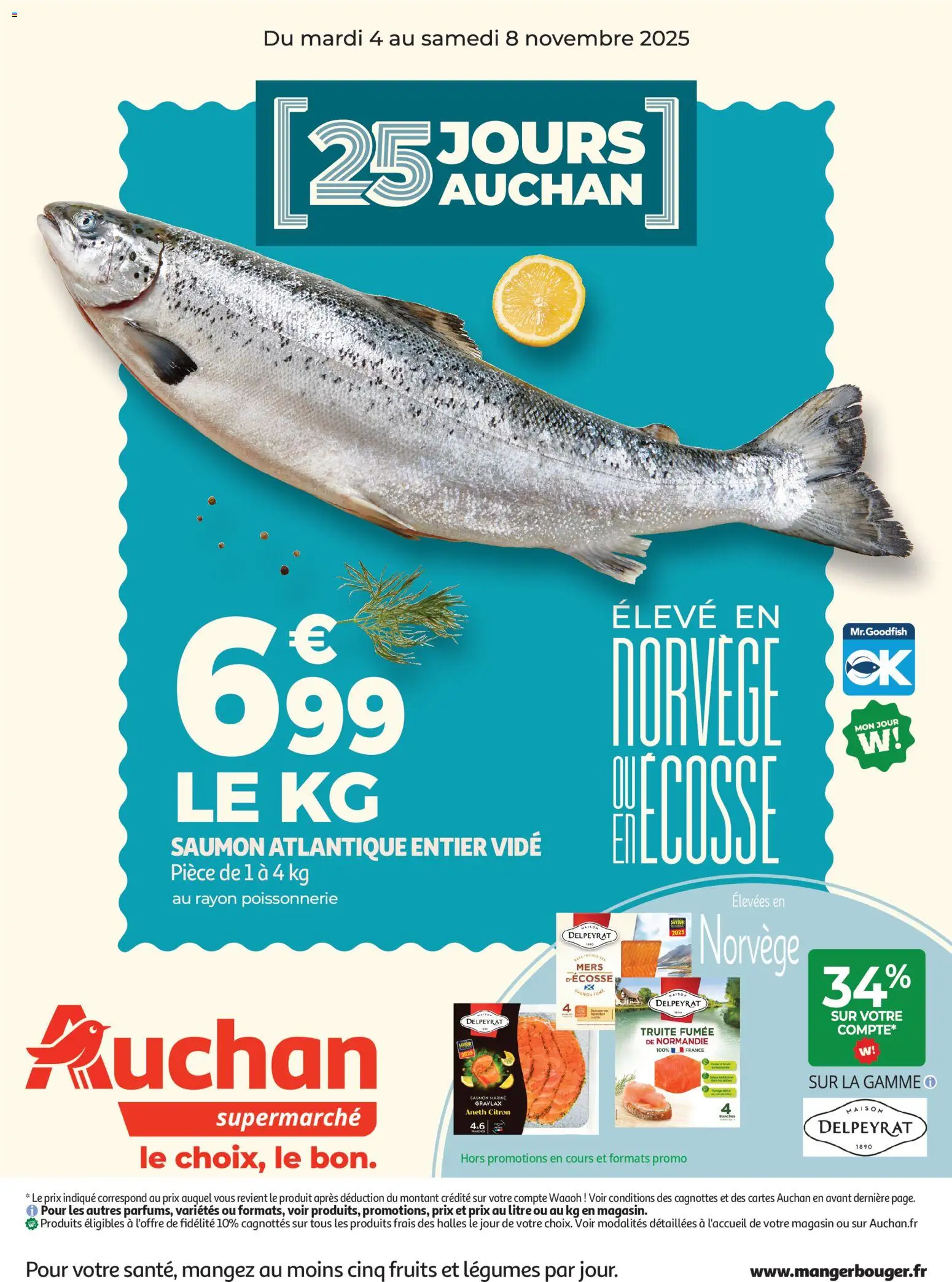 Auchan - 25 JOURS AUCHAN, ça continue dans votre super - page 1 - valable à partir du 04/11/2025